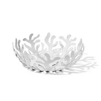 Alessi Ваза для фруктов 21х9,5 см белая Mediterraneo Alessi