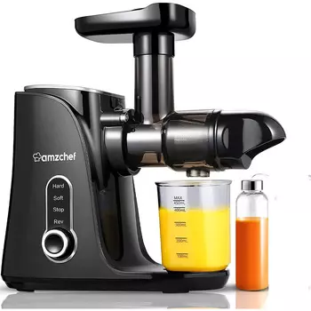 AMZCHEF Соковыжималка AMZCHEF / 150 Вт / 2 скорости / бутылка и 2 стакана