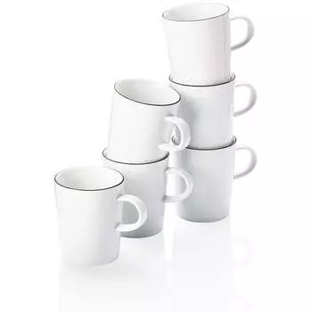 Arzberg Чайный сервиз 6 предметов, черный Cucina Arzberg