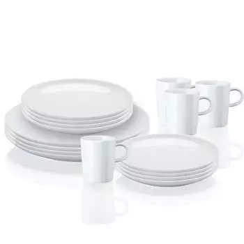 Arzberg Столовый сервиз семейный 16 предметов, белый Cucina Arzberg