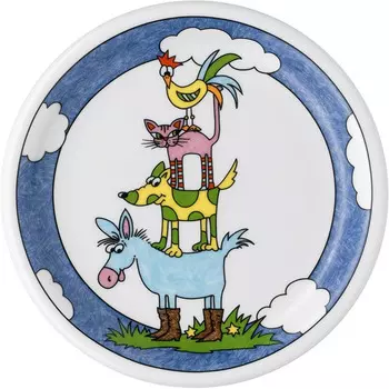 Arzberg Тарелка для завтрака детская 20 см, Bremer Stadtmusikanten Arzberg