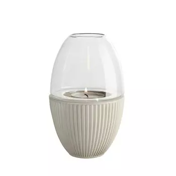 ASA-Selection Подсвечник с защитным стеклом 21 см белый Yoko ASA-Selection