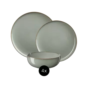 ASA-Selection Столовый сервиз из 12 тарелок Eucalyptus Saisons ASA-Selection