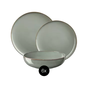 ASA-Selection Столовый сервиз из 18 тарелок Eucalyptus Saisons ASA-Selection