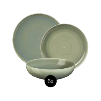 ASA-Selection Столовый сервиз из 18 тарелок Agave Saisons ASA-Selection