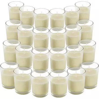 Belle Vous Набор из 24 свечей в бокалах, без запаха Belle Vous