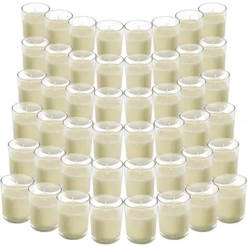 Belle Vous Набор из 48 свечей в бокалах, без запаха Belle Vous