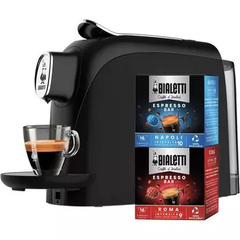 BIALETTI Кофеварка капсульная на 1 чашку 1200 Вт Mignon Compact Bialetti