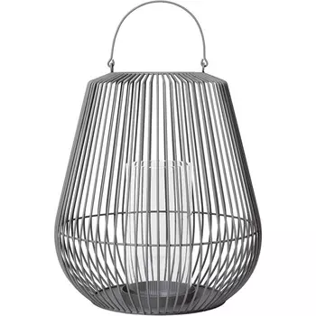 Blomus Фонарь под свечу 50 см M Steel Gray Nidea Blomus
