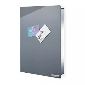 Blomus Ключница настенная с магнитной доской серая 30 х 40 см Velio Blomus