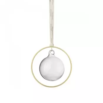 Blomus Набор из 4 елочных украшений "Шар" 8,5 см Clear Kitai Blomus