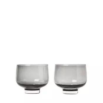 Blomus Набор серых стаканов 2 предмета 220 мл Flow Blomus