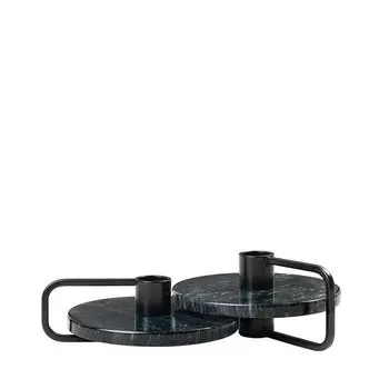 Blomus Подсвечник набор 2 предмета Black Castea Blomus
