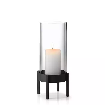 Blomus Стеклянный подсвечник 32х14,5 см Nero Blomus