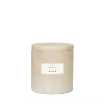 Blomus Свеча ароматическая 10x11 см Mora Marble moonbeam Frable Blomus