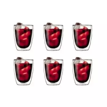 Bodum Набор стаканов с двойными стенками, 0,35 л, 6 предметов, Pilatus Bodum