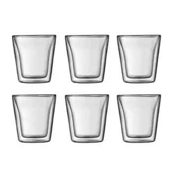 Bodum Набор стаканов с двойными стенками, 0,1 л, 6 предметов, Canteen Bodum