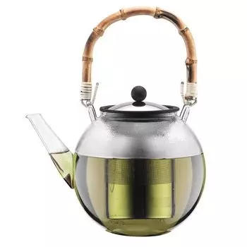 Bodum Заварочный чайник с фильтром и бамбуковой ручкой, 1,5 л, Assam Bodum