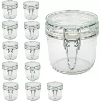 Bormioli Rocco Набор из 12 баночек для хранения 0,35 л Fido Bormioli Rocco