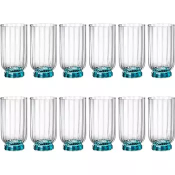 Bormioli Rocco Набор синих стаканов 430 мл, 12 предметов Bormioli Rocco