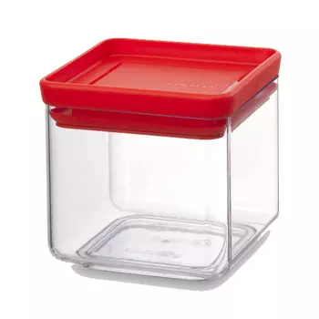 Brabantia Емкость для хранения, квадратная красная 0,7 л Tasty Colours Brabantia