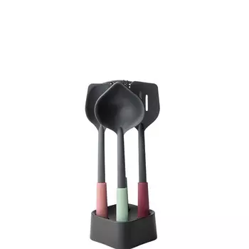 Brabantia Набор кухонных аксессуаров с подставкой 5 предметов Tasty Colours Plus Brabantia