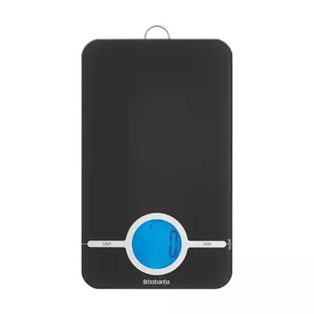 Brabantia Весы кухонные цифровые 2х15,2х26,5 см темно-серые Brabantia