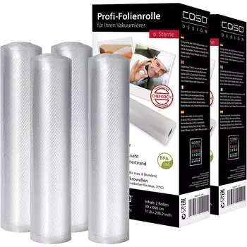 CASO Набор вакуумных мешков 4 рулона Professional Film Rolls CASO