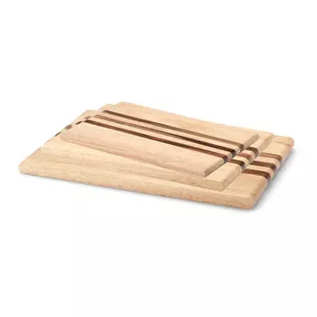 Continenta Набор разделочных досок 3 предмета, каучуковое дерево 26 x 16,5 см, 30 x 19 см, 36 x 23 см Continenta