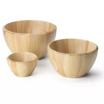 Continenta Набор салатниц 3 предмета, каучуковое дерево 30,25 и 15,5 см Continenta