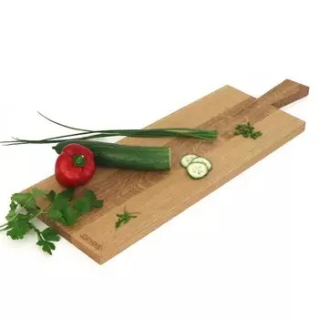 Continenta Разделочная доска с ручкой, дуб 70 х 23 см Continenta