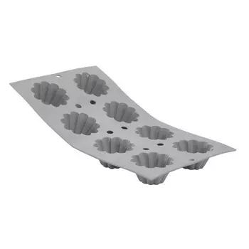 De Buyer Форма для выпечки силиконовая 8 капкейков Elastomoule De Buyer