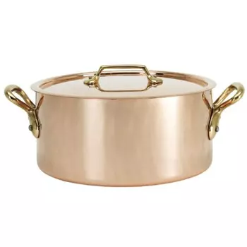 De Buyer Мини-кастрюля с крышкой 10 см Inocuivre VIP De Buyer