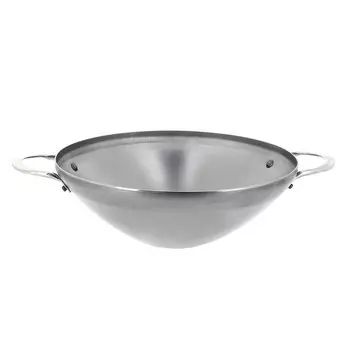 De Buyer Вок с двумя ручками 28 см Mineral B Element De Buyer