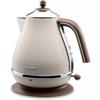 De'Longhi Электрочайник с фильтром 1,7 л Beige Icona De'Longhi