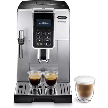 De'Longhi Кофемашина с насадкой для вспенивания молока Silver Dinamica De'Longhi