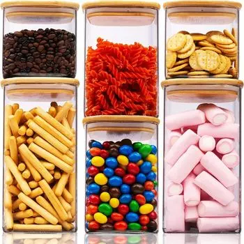 Deco Haus Набор банок для хранения 6 предметов Deco Haus