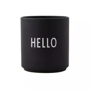 Design Letters Кружка "Hello" 0,25 л Black Favourite Design Letters