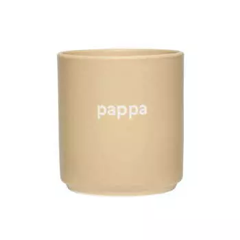 Design Letters Кружка "Pappa" 0,25 л Beige Favourite Design Letters