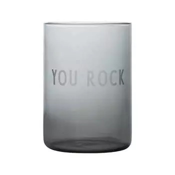 Design Letters Стакан "You Rock" 0,35 л Soft Black Favourite Design Letters