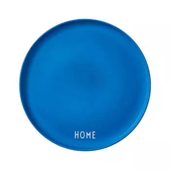 Design Letters Тарелка "Home" 21 см Cobalt Blue Favourite Design Letters