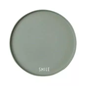 Design Letters Тарелка "Smile" 21 см Green Favourite Design Letters