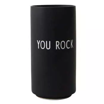 Design Letters Ваза "You Rock" 11 см Black Favourite Design Letters