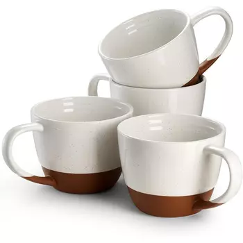 DOWAN Набор из 4 кружек 0,53 л Alabaster White DOWAN