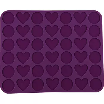 Dr. Oetker Силиконовый коврик для выпечки фигурных макарон 36 х 29 см Flexxibel Love Dr. Oetker
