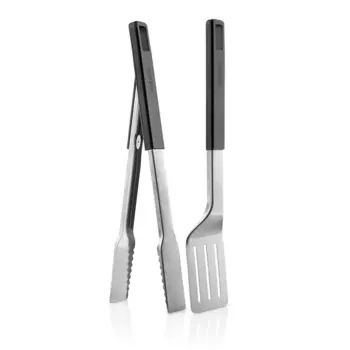 Eva Solo Щипцы и лопатка для гриля 9х4,5х44,5 см металлик/черные Grill Eva Solo