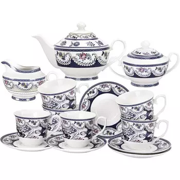 Fanquare Чайный сервиз на 6 человек 15 предметов Vintage Flowers Fanquare