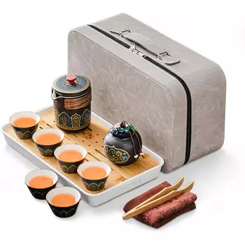 Fanquare Чайный сервиз в китайском стиле 10 предметов Kung Fu Fanquare