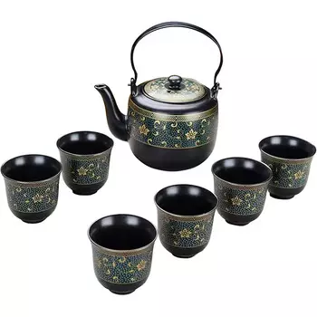 Fanquare Чайный сервиз в японском стиле на 6 человек 7 предметов Kung Fu Fanquare