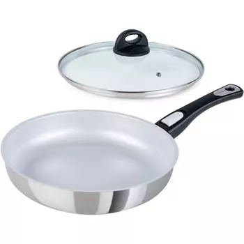 Genius Сковорода со стеклянной крышкой 28 см Genius